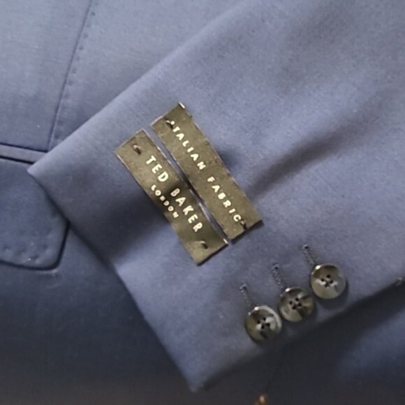 Ted Baker London blue suit jacket size 36 regular NWT - Picture 5 of 9